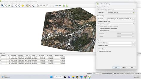 Georeferencing Qgis Georeferencer Issue Georeference Image Wrong