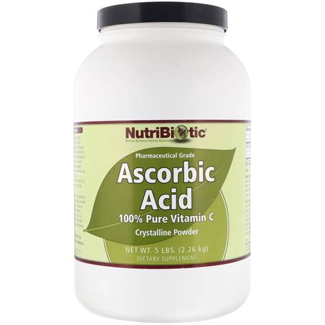 Nutribiotic Ascorbic Acid 100 Pure Vitamin C Crystalline Powder 5