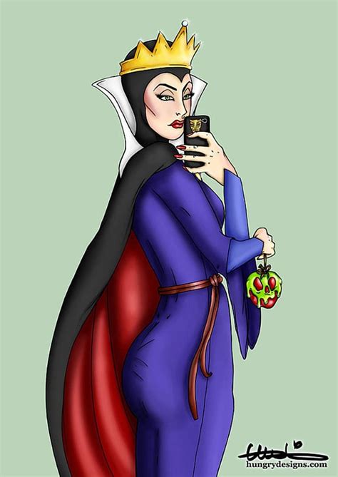 The Evil Queen Disney Selfies Art Popsugar Love And Sex Photo 18