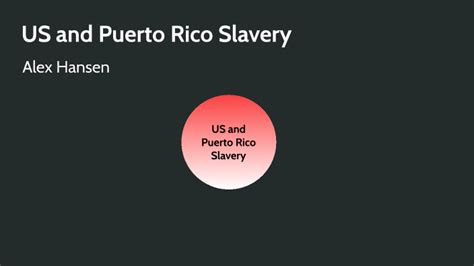 Us And Puerto Rico Slavery By Alexander Hansen