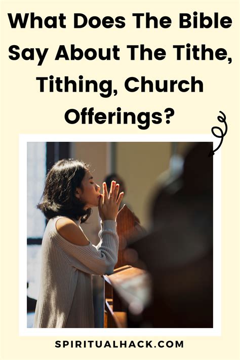 What Does The Bible Say About Tithing 10 Important Things Spiritual