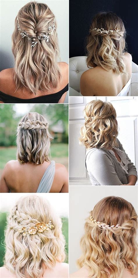 Bridal Hairstyles For Medium Length Curly Hair Hairstyles For