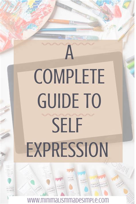 Self Expression Guide Life Coaching Tools Self Expressions Activities