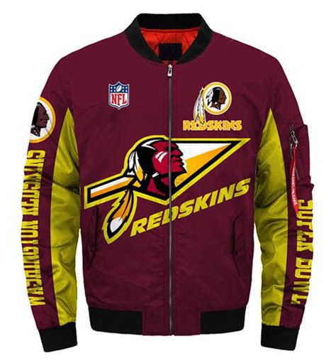 Maybe you would like to learn more about one of these? Washington Redskins bomber jacket Style #4 winter coat ...