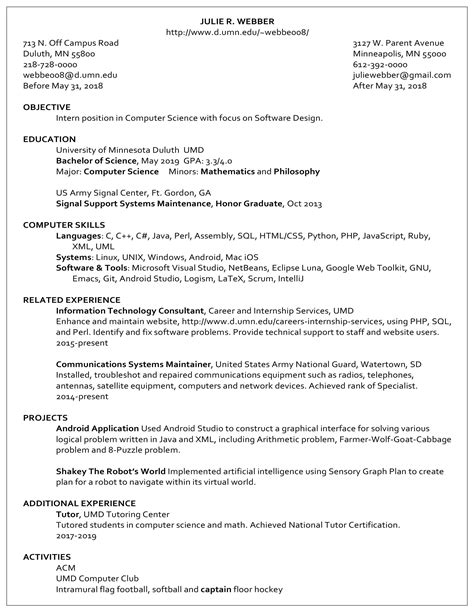 Apr 14, 2021 · how to write a curriculum vitae (cv) for a job application. Resume Examples | Career & Internship Services | UMN Duluth