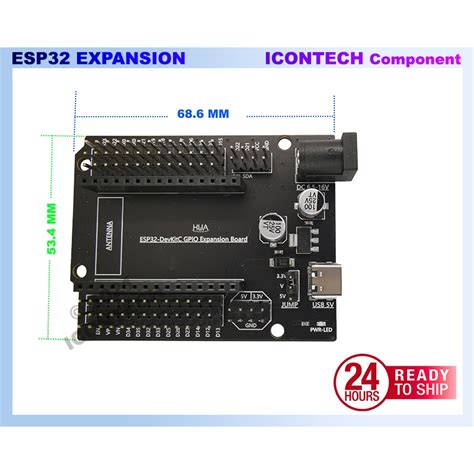 Esp32 Expansion Board Esp32 Shield Gpio Expand Esp32 Shopee Malaysia
