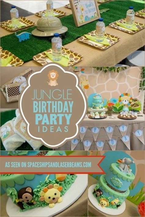 Expert advice, special offers & savings. A Little Boy's First Jungle Safari Birthday Party ...
