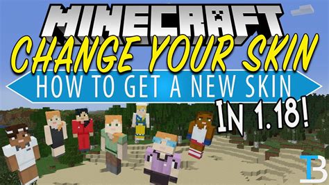 How To Change Your Skin In Minecraft 118 Java Edition Youtube