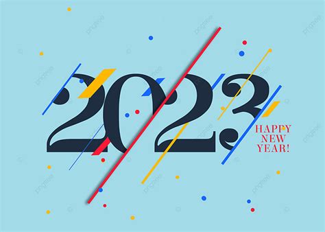 سنة جديدة سعيدة 2023 خلفية الكرتون الخط سنه جديده كارتون خط 2023 صورة الخلفية للتحميل مجانا