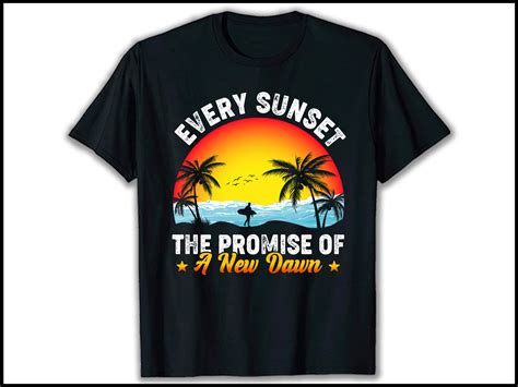 Summer T Shirt Design Sunset T Shirt Design By Jamin Akter Mim On Dribbble