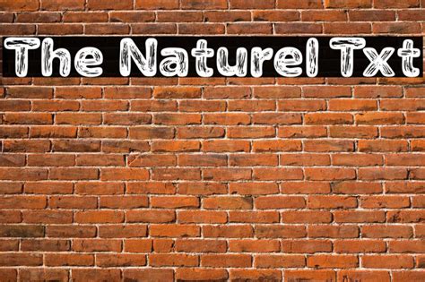The Naturel Txt Font