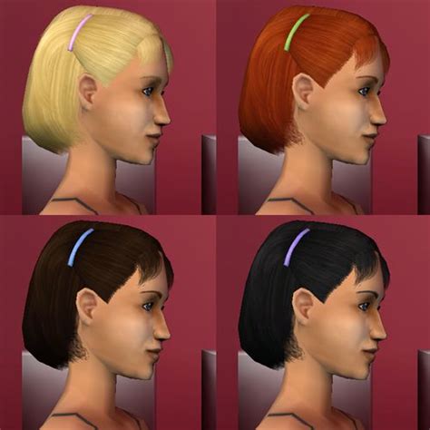 Pin By Karen On Hair Sims Hair Sims Maxis Match