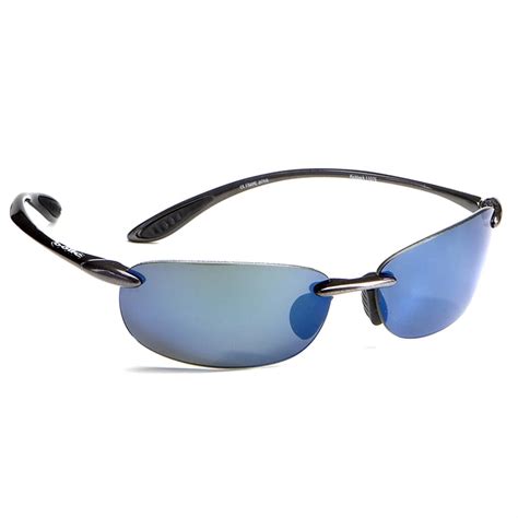 Bolle® Kickback Polarized Sunglasses Gunmetal Frames Blue Mirrored Lens 181756