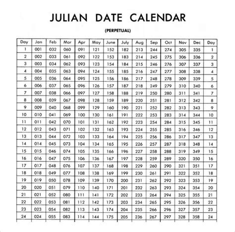 Julian Calendar 2020 Printable One Page Example Calendar Printable