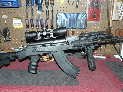 Ak 47 Tactical Package 4x32 Rg Mil Dot Reticl For Sale