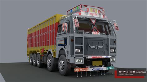 Artstation Tata 4823 16 Indian Truck