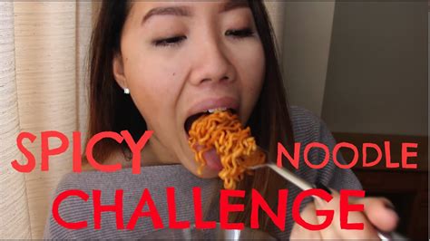 Mukbang L EXTREMELY Spicy Fire Noodle Challenge YouTube