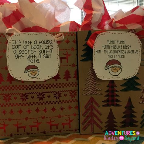 Adventures In Kinder And Beyond Secret Santa T Tags