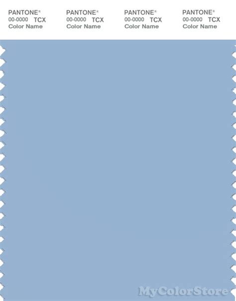 Pantone Smart 14 4214 Tcx Color Swatch Card Pantone Powder Blue