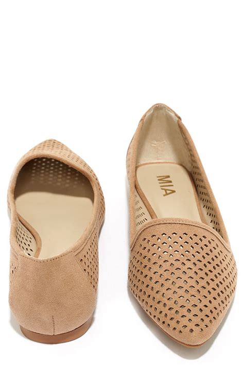 Cute Nude Flats Suede Flats Loafers Loafer Flats