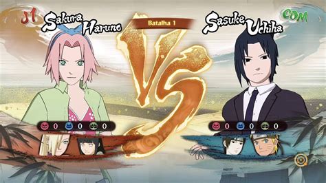 Naruto Storm 4 Dublado Pt Br Sakura Ino E Hinata Vs Sasuke Sai E