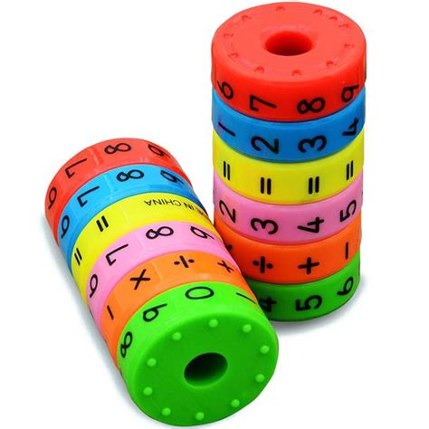 6 Pieces Magnetic Montessori Kids Preschool Educational Plastic Toys