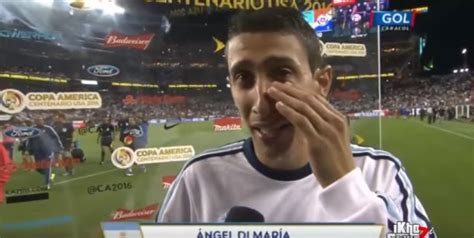 Di maría debutó con la 'albiceleste' un 6 de septiembre de 2008. Video - El llanto desconsolado de Ángel Di María cuando ...