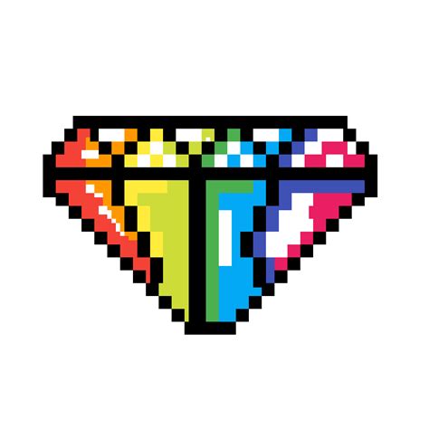 Diamond Minecraft Pixel Art
