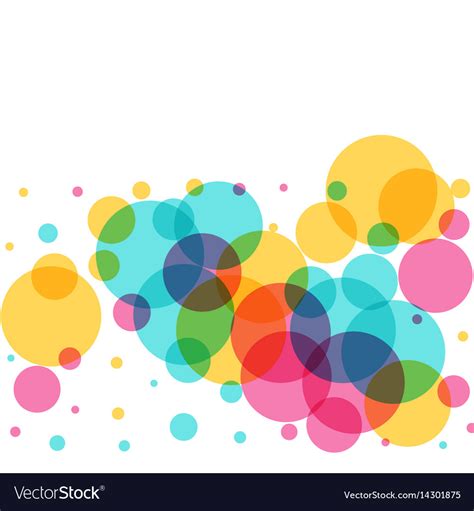 Abstract Colorful Circles Background Royalty Free Vector