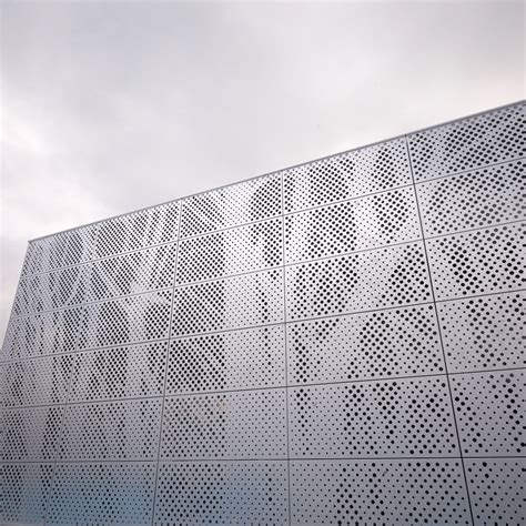 3d Architectural Perforated Metal Model Metal Panels Facade