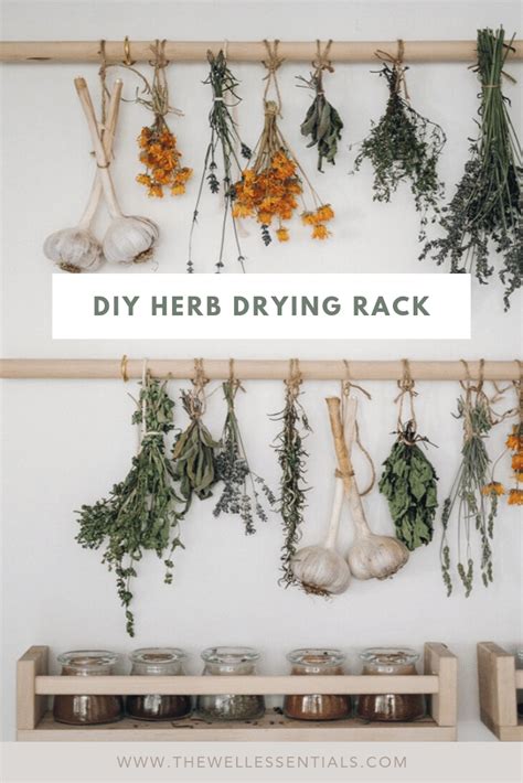 Simple Diy Herb Drying Rack For Your Garden Herbs