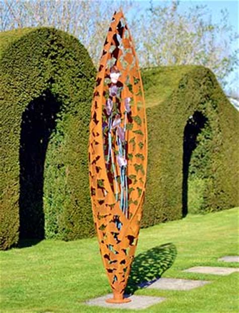 2 list of best outdoor metal flower garden stakes. Contemporary Garden Sculpture | Stainless Steel Sculpture ...