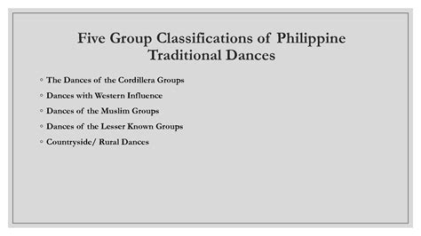 5 Classification Of Philippine Folk Dance Printable Templates