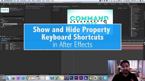 Keyboard Shortcuts To Show And Hide Properties In After Effects
