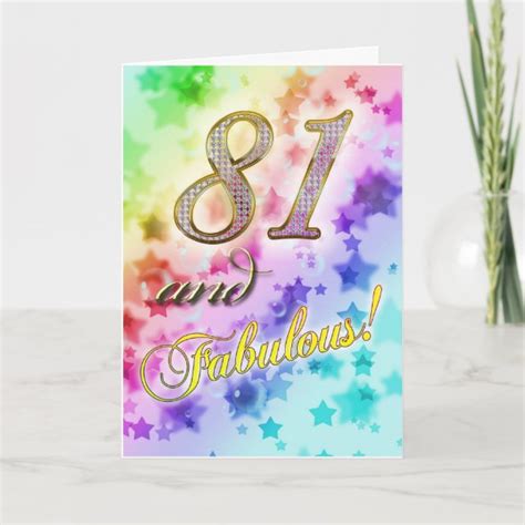 81 Birthday Cards Zazzle Uk