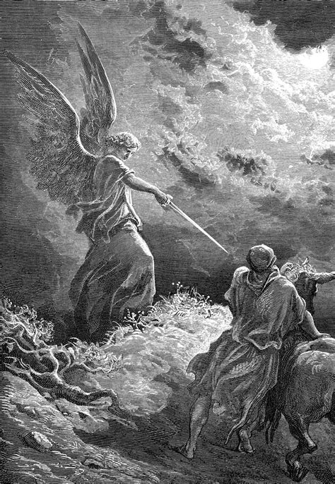 DorÉ Gustave 1832 1883 An Angel Appears To Balaam Num 2315 35
