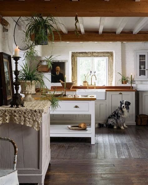 10 Amazing White Country Kitchens Freestanding Kitchen Country