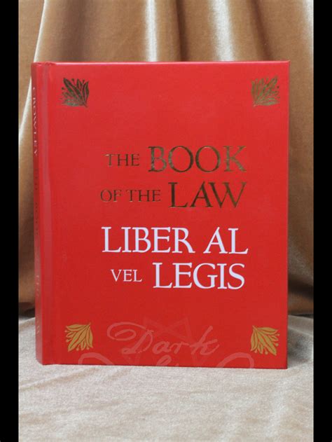 The Book Of The Law Liber Al Vel Legis Dark Star Magick