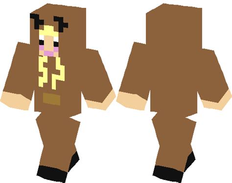 Cute Reindeer Girl Minecraft Skin Minecraft Hub