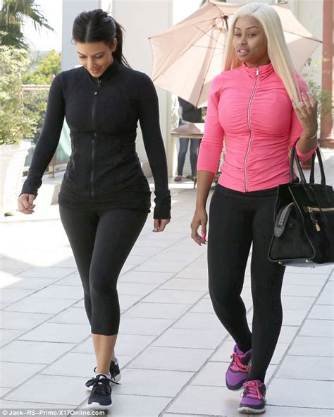 Kim Kardashian And Blac Chyna Show Off Their Butts As They Head To