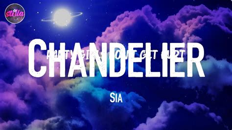 Chandelier Sia Lyric Video Youtube