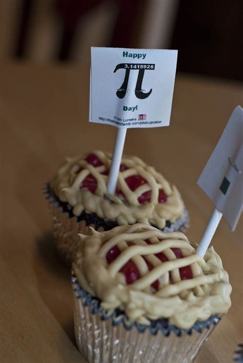 Best pi day decorating ideas from some of the best things in life are mistakes pi day. Pi"e" Day Cupcakes | Food crafts, Pie day, Sweet treats