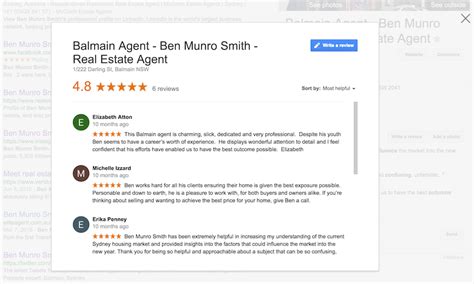 Real Estate Agent Review Template