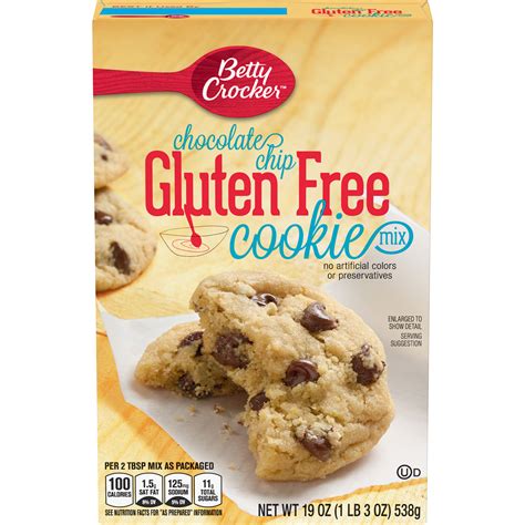 Betty Crocker Gluten Free Chocolate Chip Cookie Mix 19 Oz Box Cookie