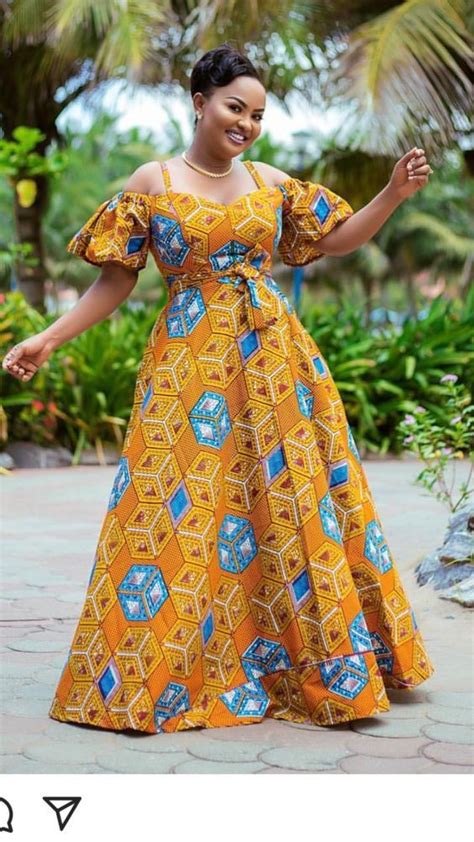 Gorgeous Ankara Long Flared Outfits Or Maxi Dress On Stylevore