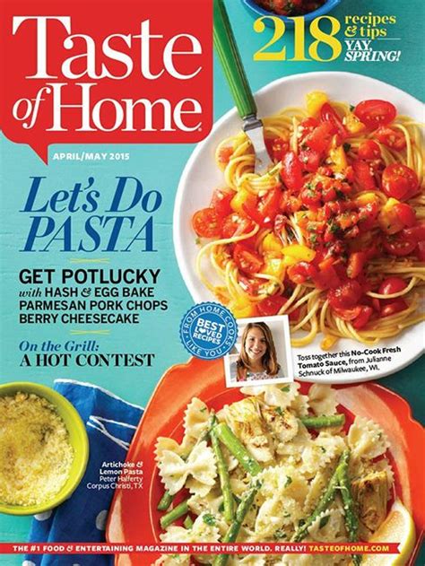 Taste Of Home Magazine Subscription Magazinestore With Images