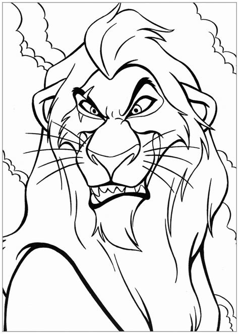 Printable Lion Pictures Fantasy Lion Printable Adult Coloring Page From