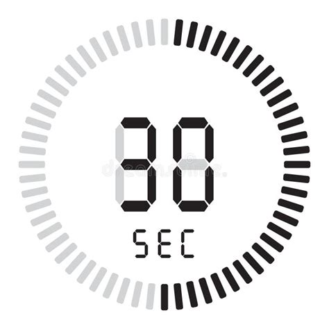 El Contador De Tiempo Digital 30 Segundos Cronómetro Electrónico Con Un