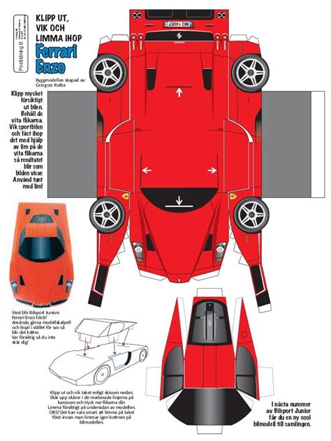 Pin By Tanya Sheehan On Paper Craft Paper Model Car Paper Toy Car