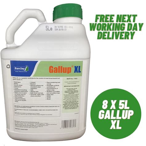 X L Gallup Xl Professional Strength Glyphosate G L Total Weed